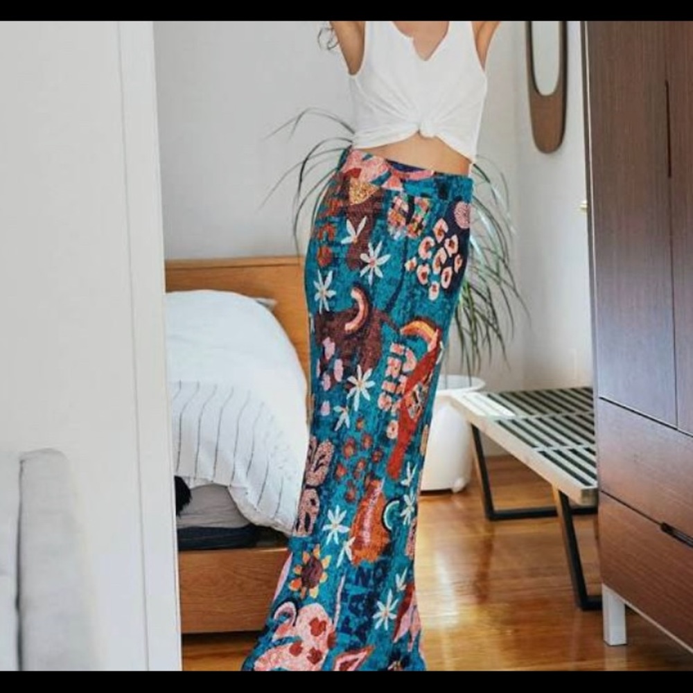 Farm Rio Anthropology maxi skirt